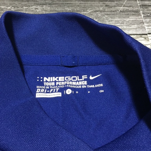 Nike Golf Tour Performance Duke Blue Devils Mock Neck Shirt Men’s S Blue - Picture 6 of 8